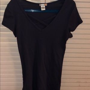 V-neck shirt